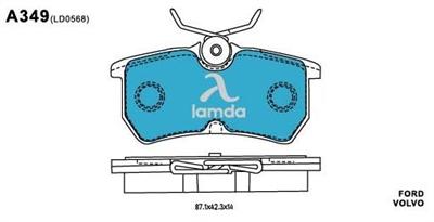 Ford Volvo Brake Pads 98AB2M008BA