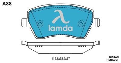 Nissan Renault Brake Pads 55810-62J00