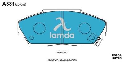 Brake Pads used for Honda Rover 45022SD4508