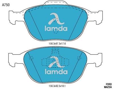 Ford Mazda Brake Pads 2T1J-2K021-AA