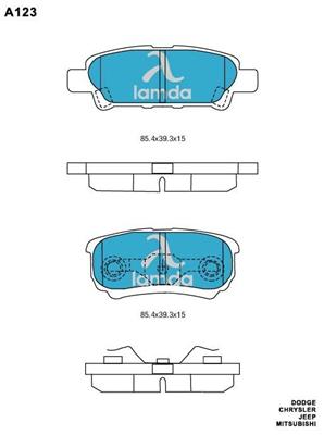 Dodge Chrysler Mitsubishi Brake Pads  5191271AB