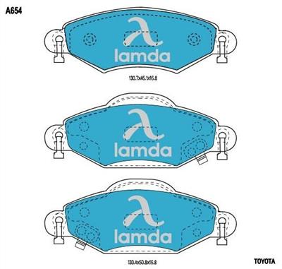 A654 Brake Pad