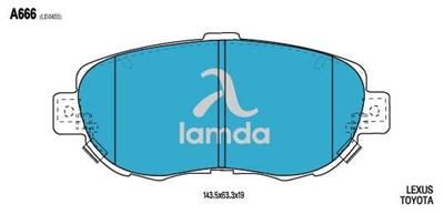 A666 Brake Pad