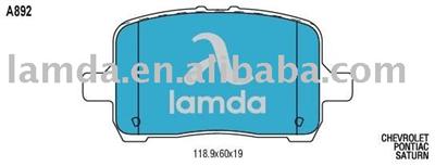 A892 Brake Pad