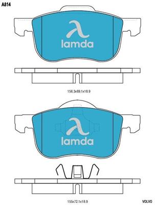 A814 Brake Pad