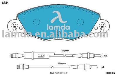 A841 Brake Pad