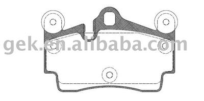 VOLKSWAGEN TOUAREG/R Brake pad