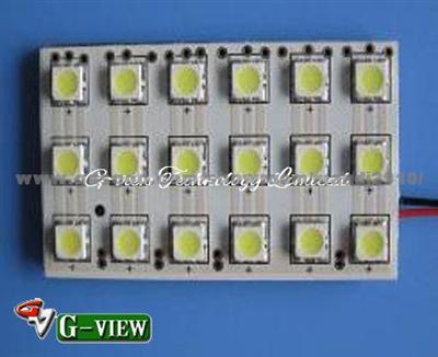 Car Ceiling Led Lamp D-15smd 5050chips