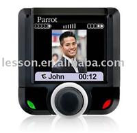 Portable Bluetooth Hand-free Car Kit with a color LCD/voice recognition/Bluetooth