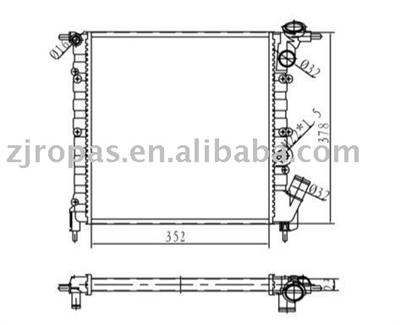 Radiator for RENAULT CLIO OEM.:7701034767