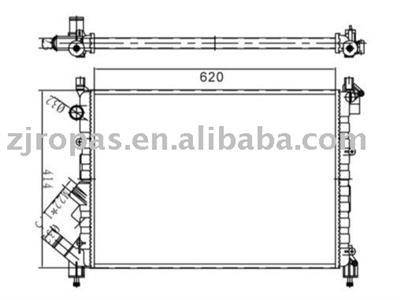 Radiator for RENAULT ESPACE OEM.:7701038237