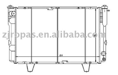 Aluminum Radiator for PEUGEOT 505 OEM.:1309.24