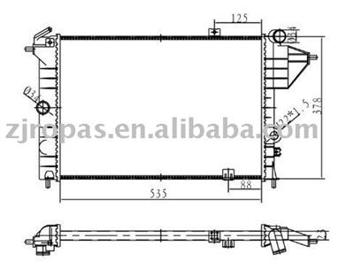 Radiator for OPEL VECTRA A OEM.:1300084