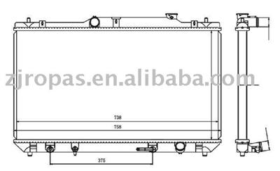 Radiator for TOYOTA CAMRY OEM. 16400-15120   16400-15140