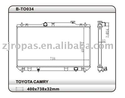 Aluminium Radiator For TOYOTA CAMERY