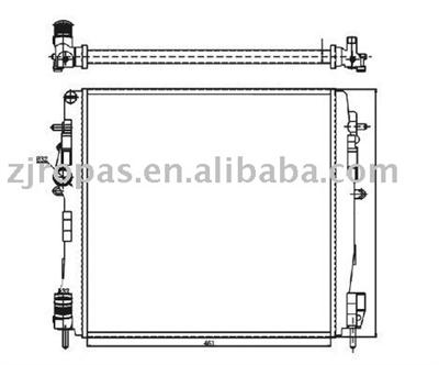 Radiator for RENAULT KANGOO OEM.:8200072713