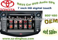 7 Inch Touch Screen Car Audio for Toyota Rav4