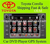 Touch Screen Car Dvd Gps System for Toyota Corolla