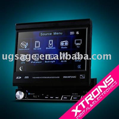 D710: car DVD player detachable face panel with RDS function
