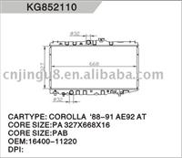 Auto Radiator for Toyota Corolla At170