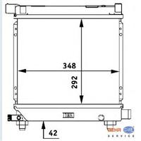 OEM: 201500 7603  radiator for BMW