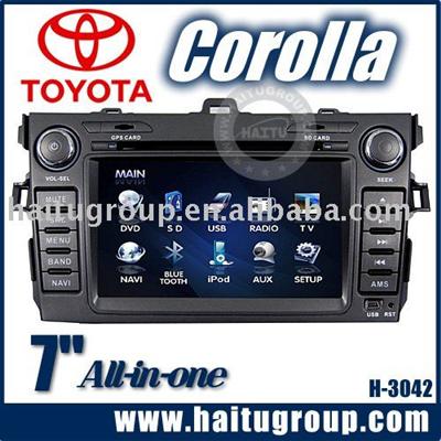 Double DIN/2DIN Car DVD with digital screen