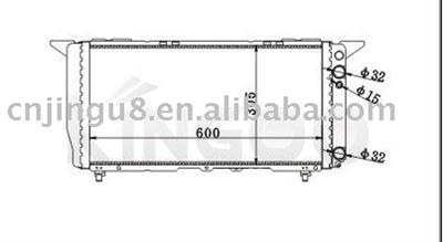 Auto radiator for AUDI 80III SIZE:600*305