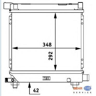 Radiator for Bmw Oem: 201500 7603