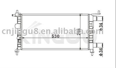 Auto radiator buyer for OPEL VECTRA