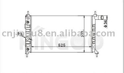 Auto radiator buyer for OPEL KADETTE