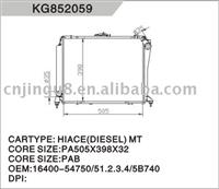 Auto Radiator for Toyota Hiace(diesel)