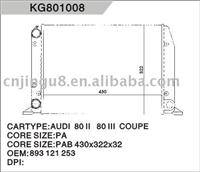 OEM:893 121 253 811 121 253  auto radiator