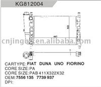 Radiator for FIAT 7556135 7739937