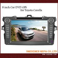 8 inch car dvd for toyota corolla