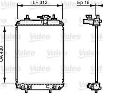 Radiator for Daihatus Oem: 16400-b1010-000