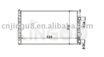 Auto radiator for VW SEAT CORDOBA IBIZA II GOLF II POLO VENTO