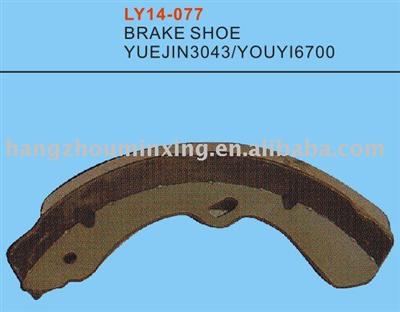 YUEJIN, BRAKE SHOE, YUEJIN3043/YOUYI6700 AUTO PART