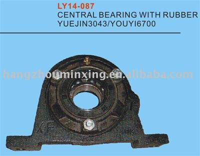 YUEJIN, CENTRAL BEARING WITH RUBBER, YUEJIN3043/YOUYI6700 AUTO PART