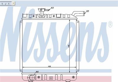 Radiator for GM 4546481