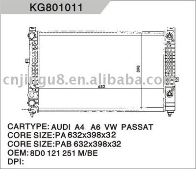 Auto radiator OEM:8D0 121 251M