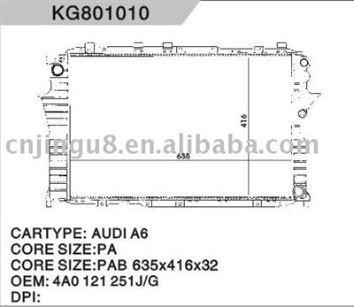 Auto radiator 4A0 121 251J