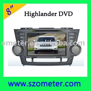 Highlander car DVD with PIP and RDS and MP5 and Virtual disc and GPS 6.0 system