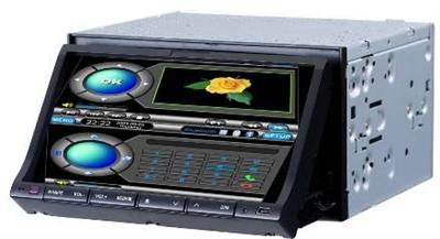 2-DIN CAR DVD PLAYER WITH 3D MENU