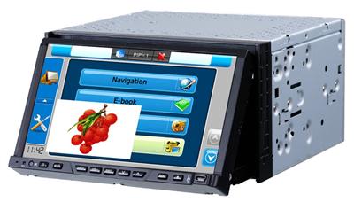 2-DIN CAR DVD PLAYER WITH 3D MENU