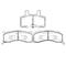 brake pad for cadillac ( VE1459)