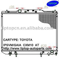 auto radiator for:TOYOTA IPSVM/GAIA  CXM10  AT TO314