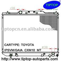 auto radiator for:TOYOTA IPSVM/GAIA  CXM10  MT TO315