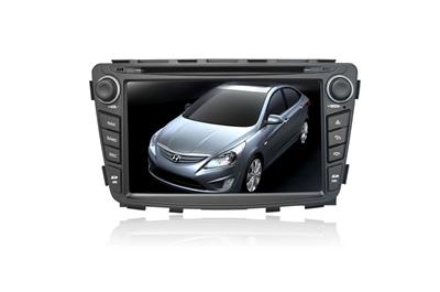 Two din Car DVD Player With TV/AM/FM/Bluetooth/USB/SD CARD/GPS for HYUNDAI VERNA 2011