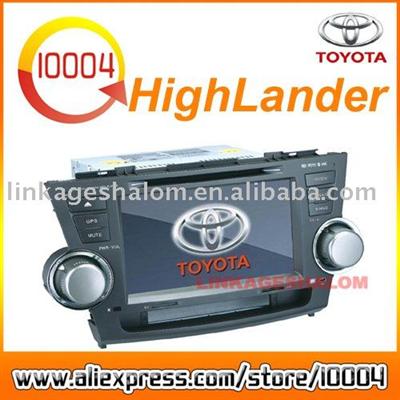 7inch touch screen AUTO DVD for Toyota High Lander with gps(LS-6667)