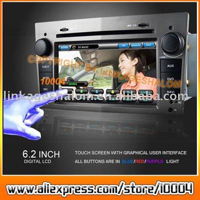 Digital panel car audio for Opel with GPS+bluetooth+TV
